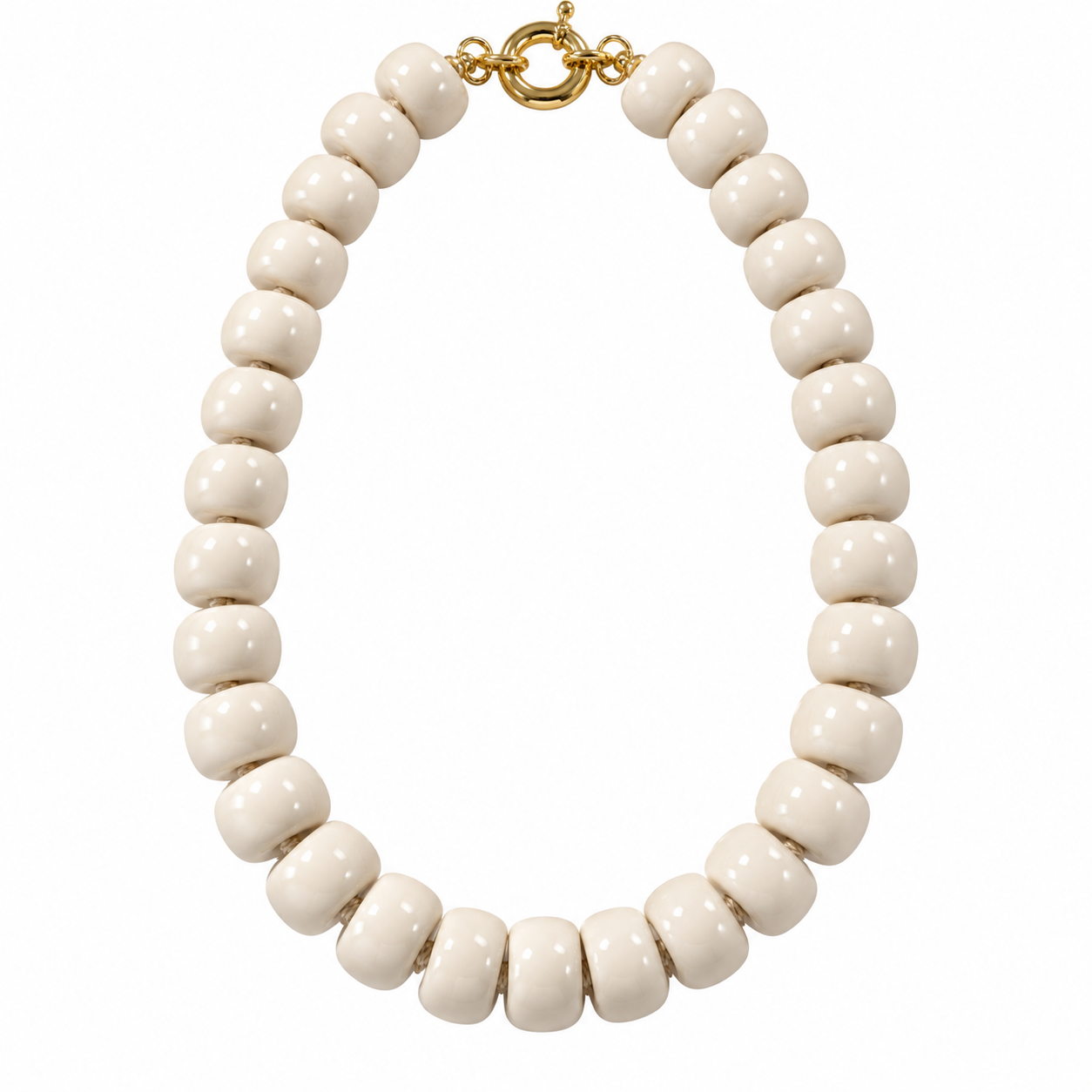 Collar cuentas tipo dona