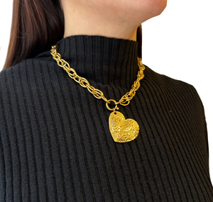 Collar dije de corazón