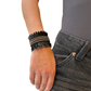 Pulsera lentejuelas y strass, vista 3 – Fahoma