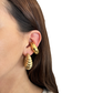 Argollas con volumen, vista 2 – Fahoma