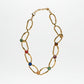 Collar de acero con piedras naturales – Fahoma, bijouterie en Uruguay