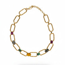 Cargar imagen en el visor de la galería, collar con piedras de colores 
