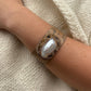 Pulsera piel y perla barroca, vista 3 – Fahoma