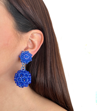 Cargar imagen en el visor de la galería, caravanas de cristal azul 
