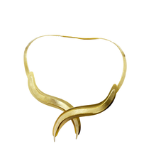 Cargar imagen en el visor de la galería, Collar rigido bronce mate mate
