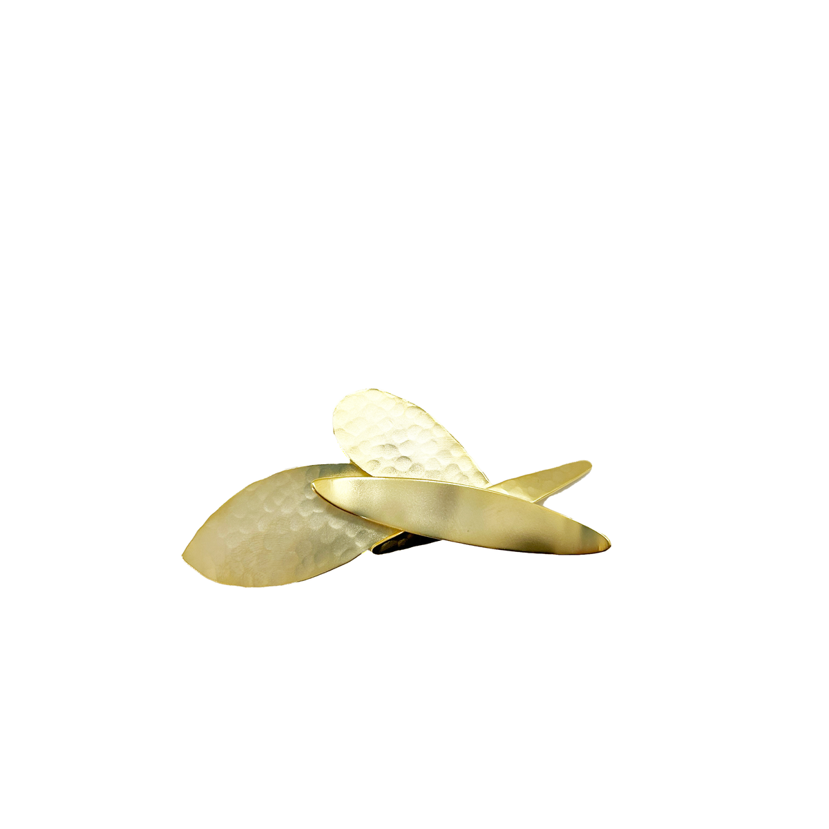 Broche hojas de bronce, vista 2 – Fahoma