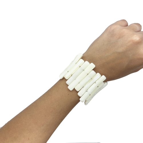 Pulsera de resina irregular, vista 2 – Fahoma