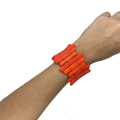 Pulsera de resina irregular, vista 4 – Fahoma