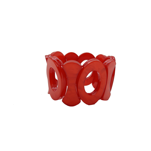 Pulsera círculos de resina, vista 5 – Fahoma