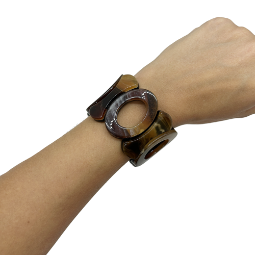 Pulsera círculos de resina, vista 8 – Fahoma