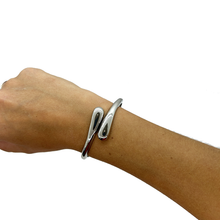 Cargar imagen en el visor de la galería, pulsera esclava plateada
