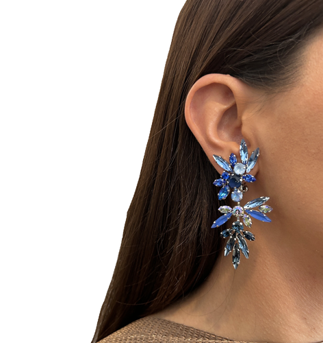 Caravanas cristal Swarovski colgantes, vista 6 – Fahoma