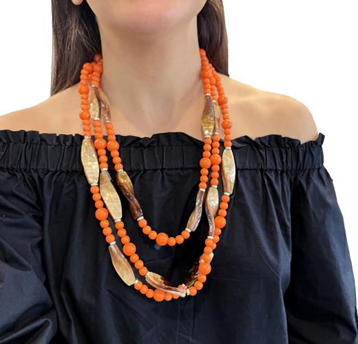 Collar de resina combinado