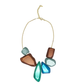 Collar combinado de resina con cadena, vista 3 – Fahoma