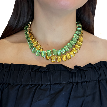 Collar cristales rectangulares, vista 4 – Fahoma