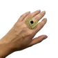 Anillo sol con piedra – Fahoma, bijouterie en Uruguay