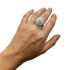 Anillo circular de zirconia – Fahoma, bijouterie en Uruguay