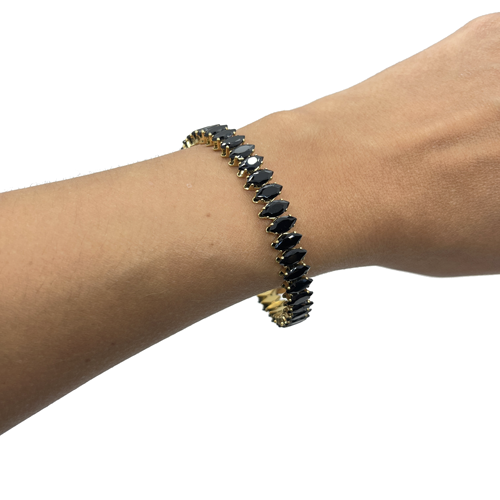 Pulsera navettes de zirconia