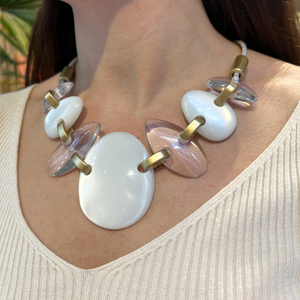 Collar piezas ovaladas