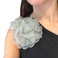 Broche flor de organza, vista 4 – Fahoma