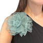 Broche flor de organza, vista 3 – Fahoma