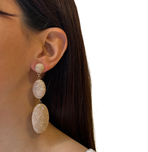 Caravanas hilos brillantes