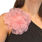 Broche flor de organza, vista 2 – Fahoma