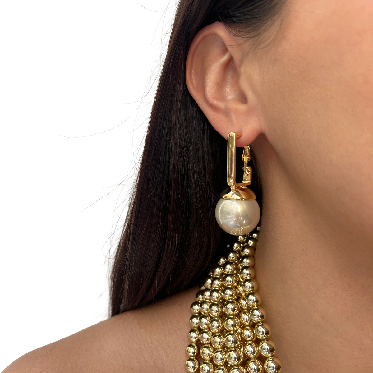 Argollas con perla – Fahoma, bijouterie en Uruguay