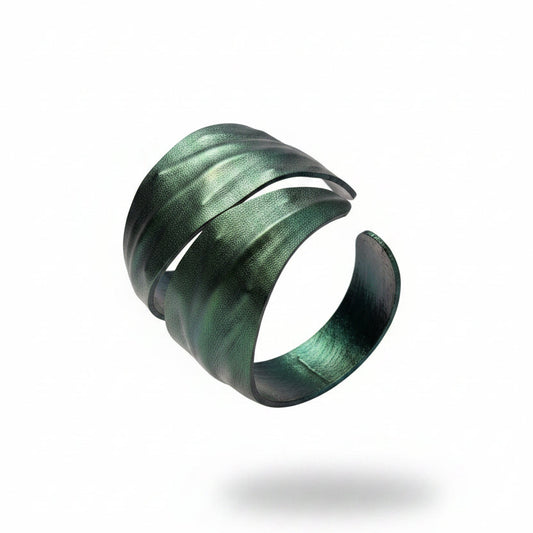 Pulsera hojas de cuero, vista 2 – Fahoma