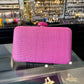 Clutch rafia fucsia – Fahoma, bijouterie en Uruguay