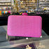 Clutch rafia fucsia – Fahoma, bijouterie en Uruguay