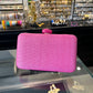 Clutch rafia fucsia, vista 2 – Fahoma