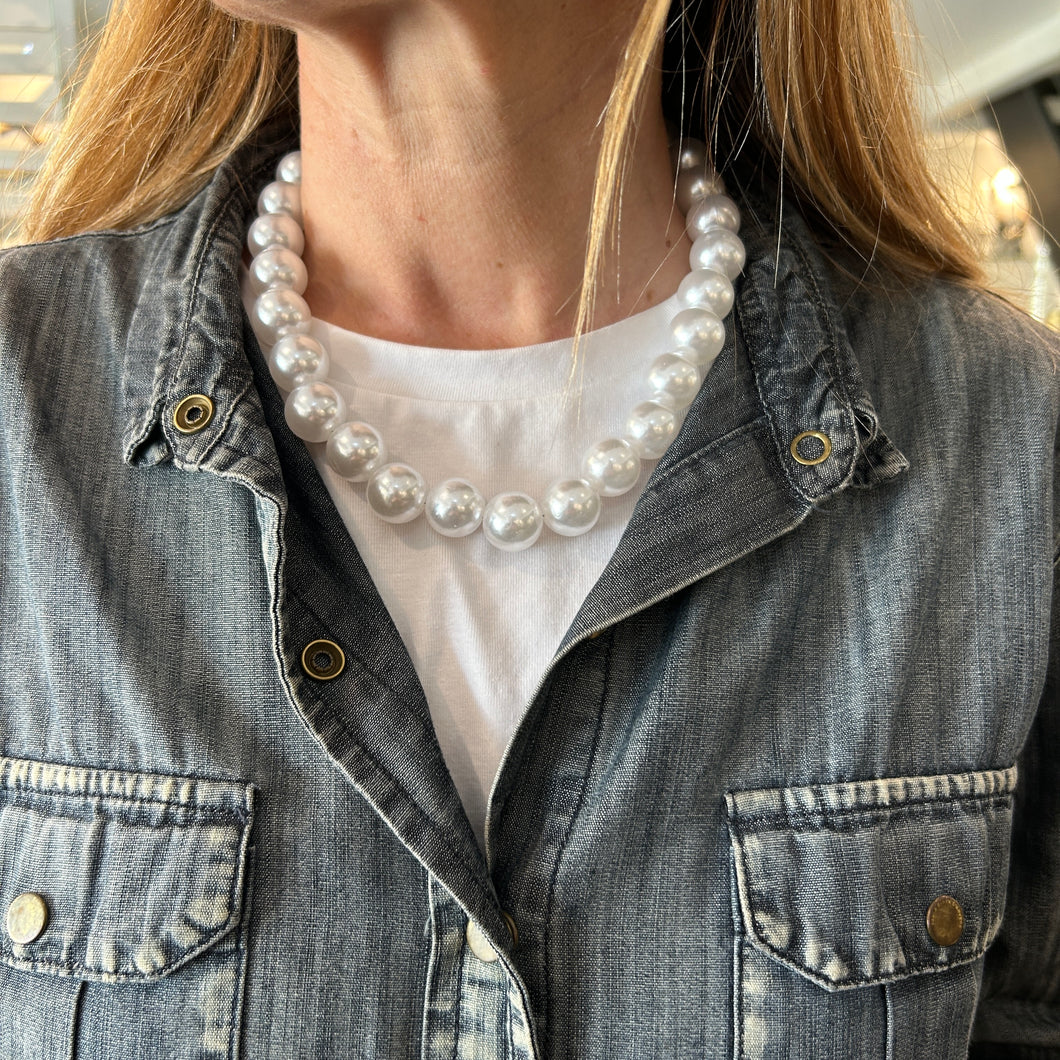 Collar perlones