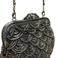 Bolso mostacillas peltre, vista 3 – Fahoma