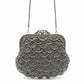 Bolso mostacillas peltre, vista 2 – Fahoma