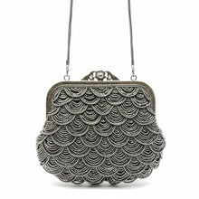 Cargar imagen en el visor de la galería, Bolso mostacillas peltre
