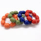Pulsera cuentas ovaladas – Fahoma, bijouterie en Uruguay