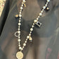 Collar perlas mix dijes, vista 3 – Fahoma