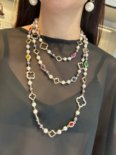 Cargar imagen en el visor de la galería, Collar multi con perlas
