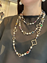 Cargar imagen en el visor de la galería, Collar multi con perlas
