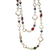 Cargar imagen en el visor de la galería, Collar multi con perlas
