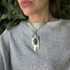 Collar colgante piedra, vista 3 – Fahoma