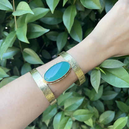Pulsera piedra ágata ovalada, vista 4 – Fahoma