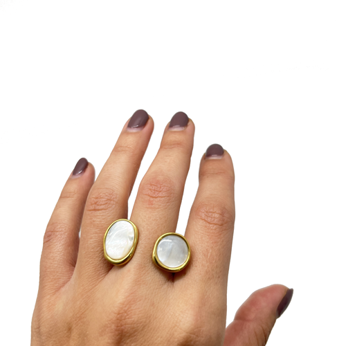 Anillo doble nacar