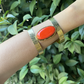 Pulsera piedra ágata ovalada, vista 2 – Fahoma