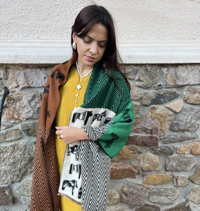 pashmina estampada