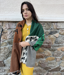 Pashmina combinada