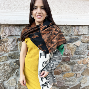 Pashmina combinada