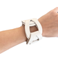 Brazalete entrelazado cuero, vista 2 – Fahoma