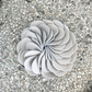 Broche flor de cuero, vista 4 – Fahoma